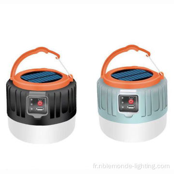 Banque d&#39;énergie solaire portable lumière de camping LED extérieur